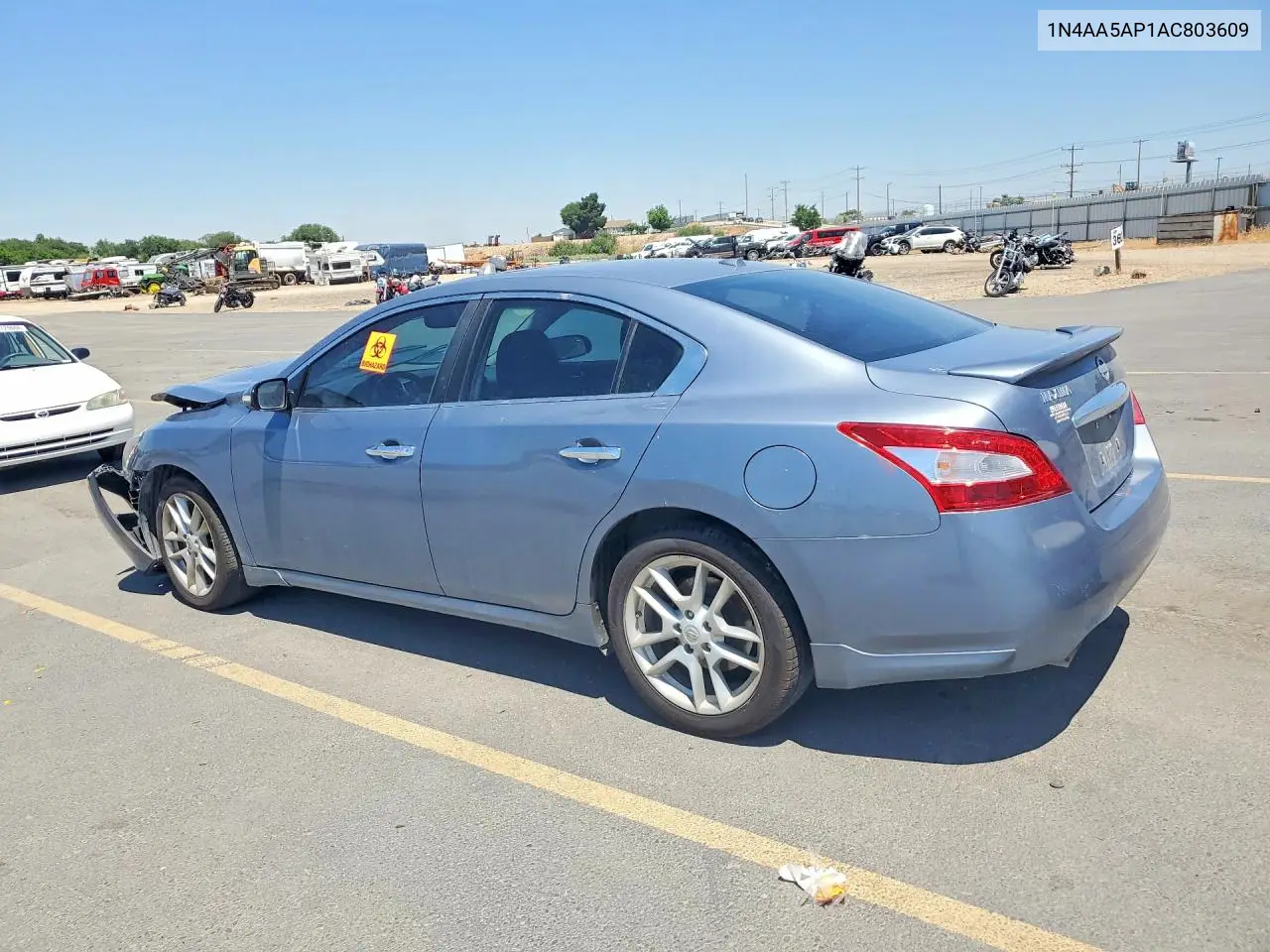 2010 Nissan Maxima 3.5 S VIN: 1N4AA5AP1AC803609 Lot: 57875976