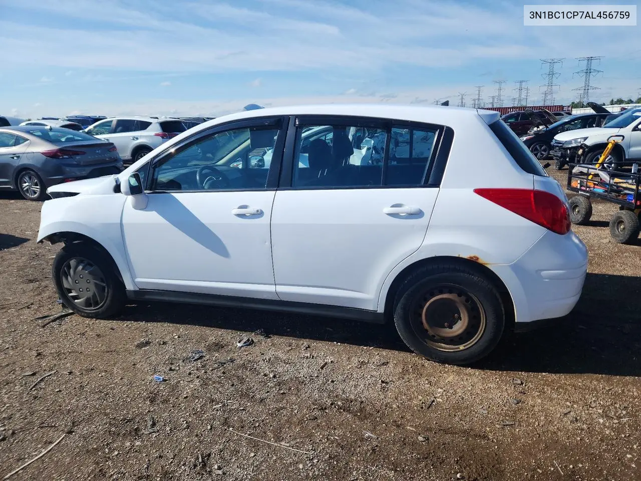 2010 Nissan Versa 1.8 S VIN: 3N1BC1CP7AL456759 Lot: 58221716