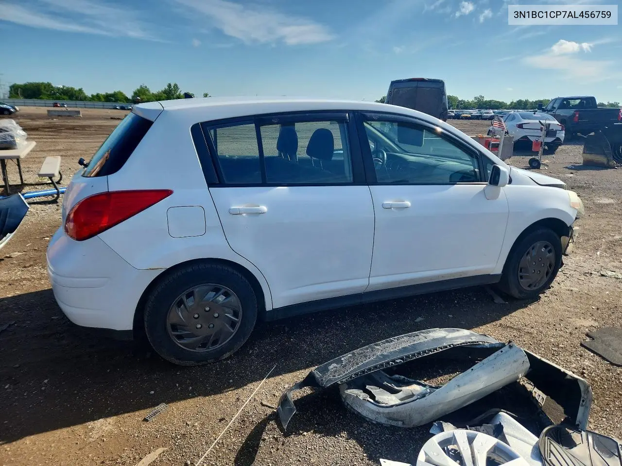 2010 Nissan Versa 1.8 S VIN: 3N1BC1CP7AL456759 Lot: 58221716