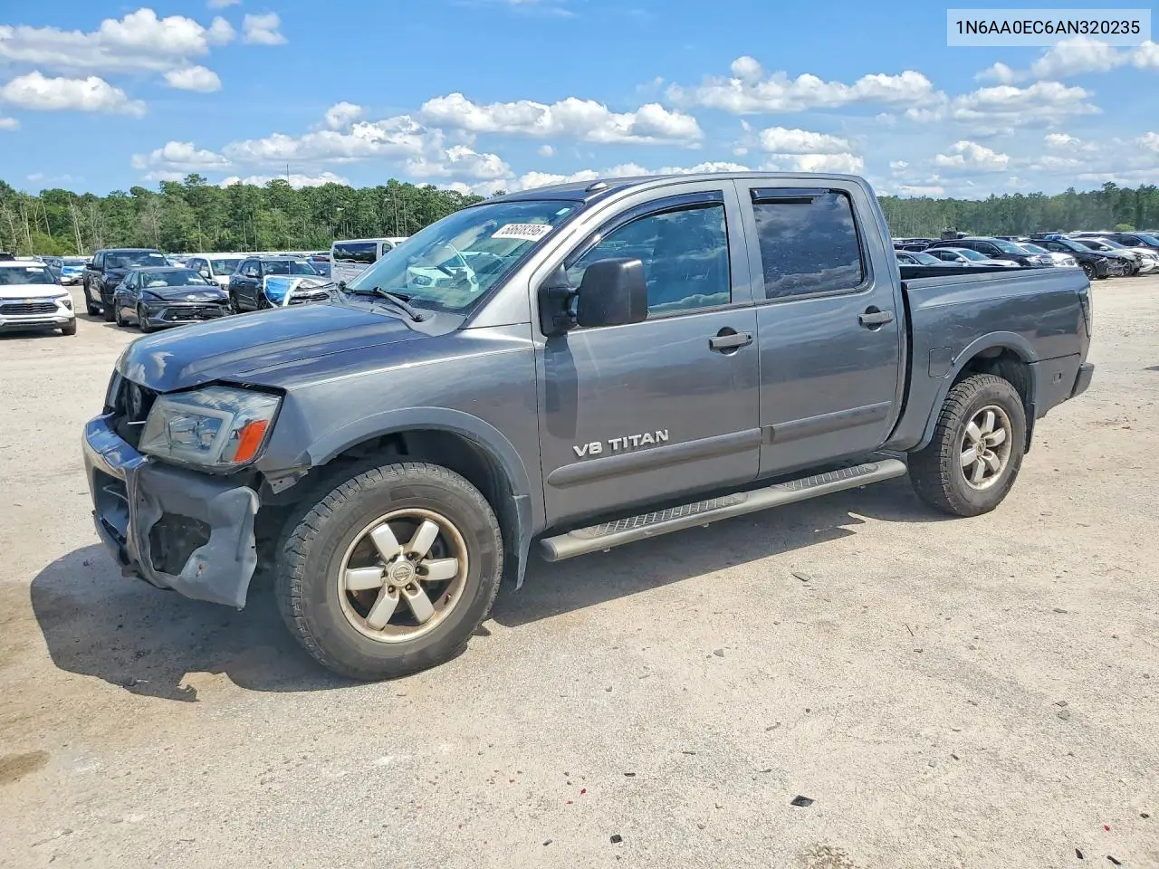 2010 Nissan Titan Se VIN: 1N6AA0EC6AN320235 Lot: 58608396
