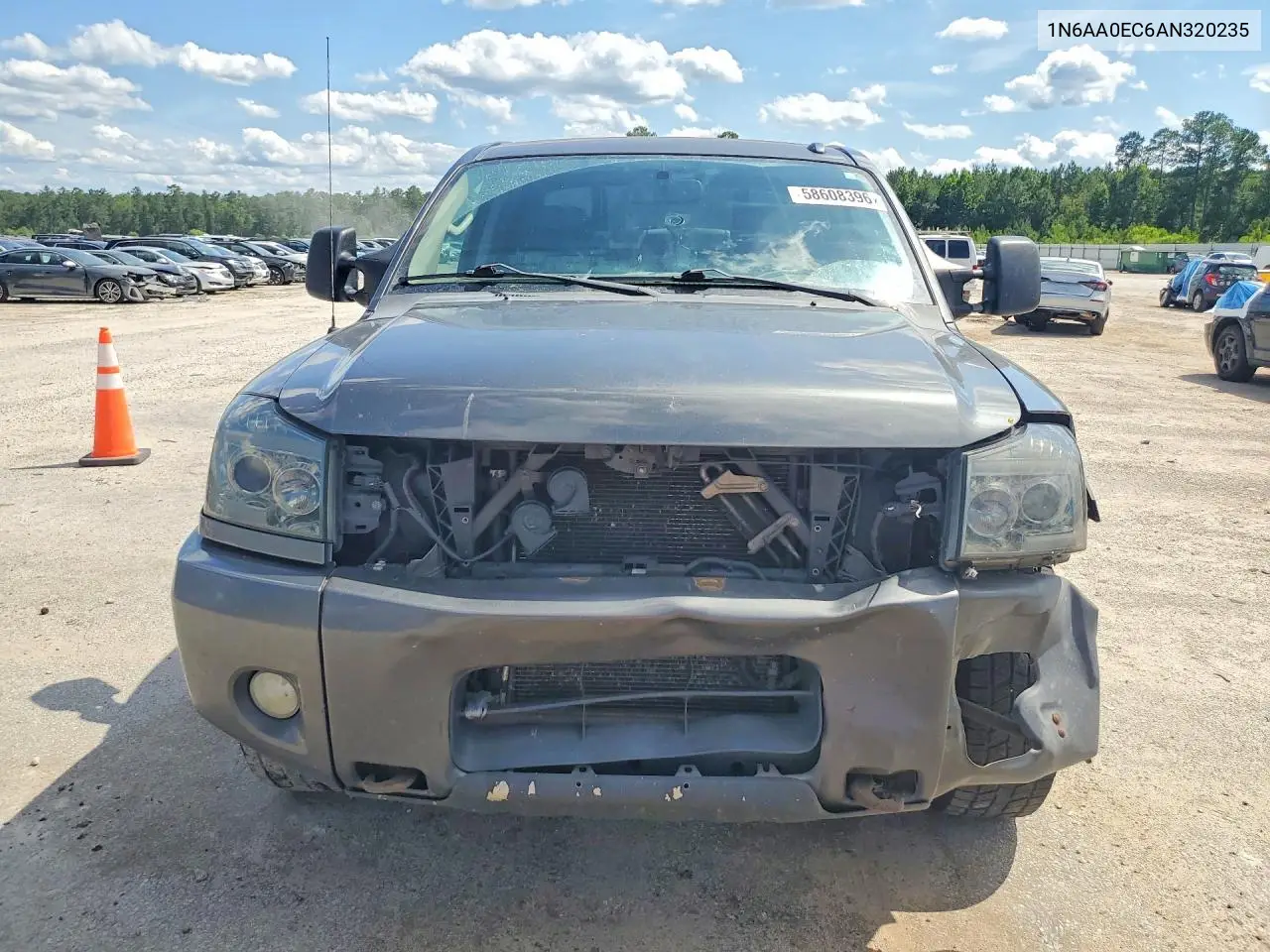 2010 Nissan Titan Se VIN: 1N6AA0EC6AN320235 Lot: 58608396