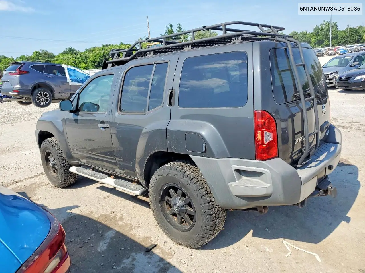 2010 Nissan Xterra X VIN: 5N1AN0NW3AC518036 Lot: 58837486