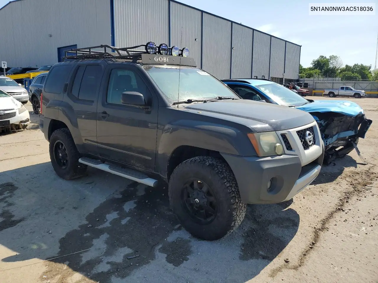 2010 Nissan Xterra X VIN: 5N1AN0NW3AC518036 Lot: 58837486