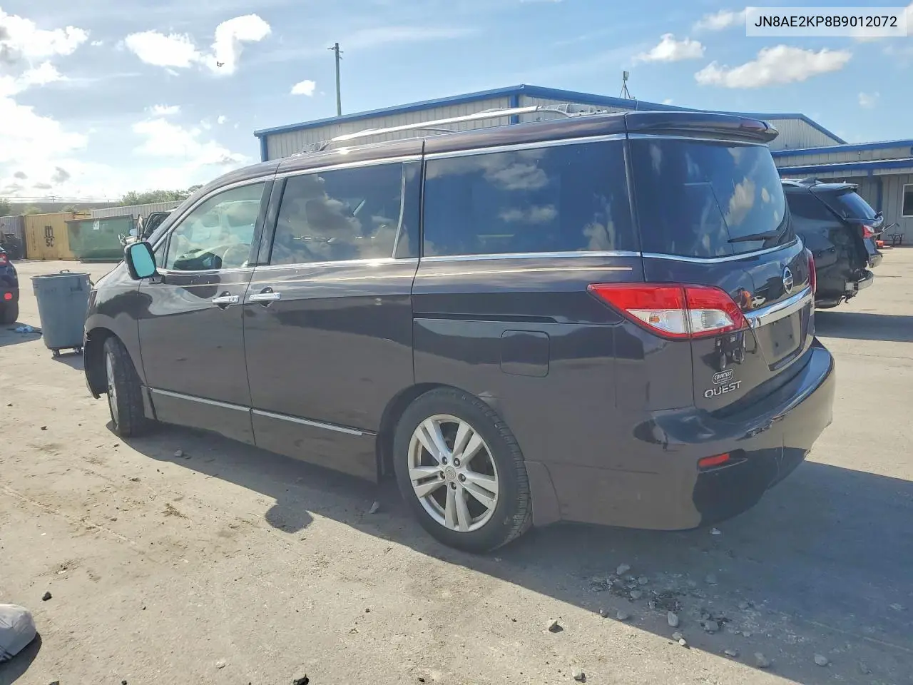 2011 Nissan Quest 3.5 S VIN: JN8AE2KP8B9012072 Lot: 51541606