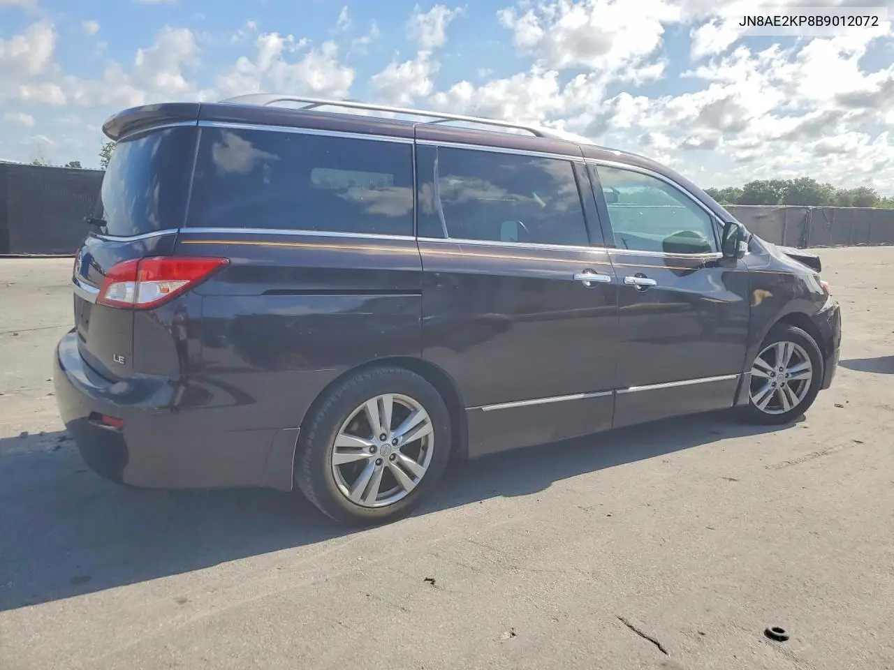 2011 Nissan Quest 3.5 S VIN: JN8AE2KP8B9012072 Lot: 51541606