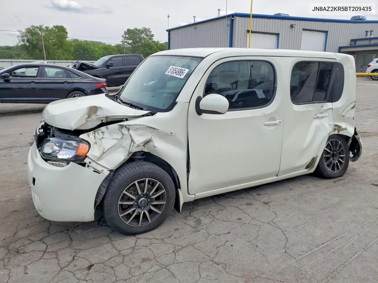 2011 Nissan Cube 1.8 VIN: JN8AZ2KR5BT209435 Lot: 51854986