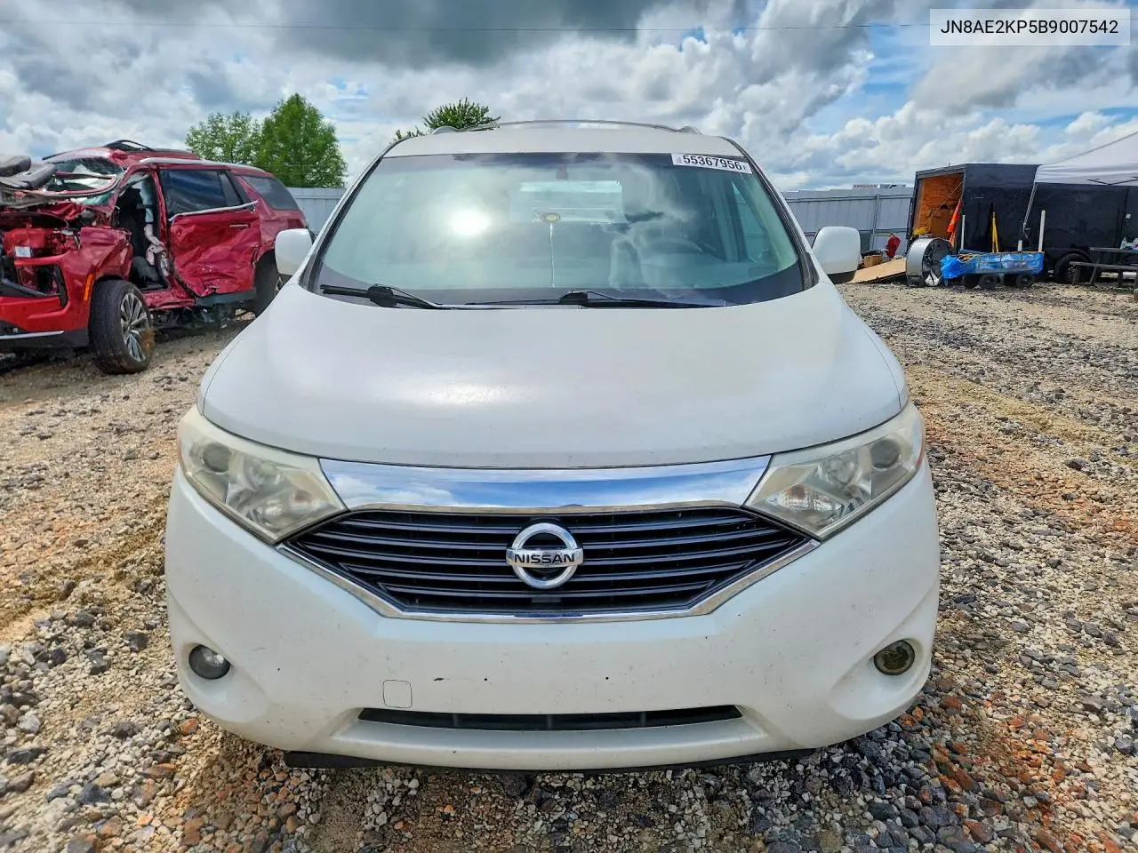 2011 Nissan Quest 3.5 S VIN: JN8AE2KP5B9007542 Lot: 55367956