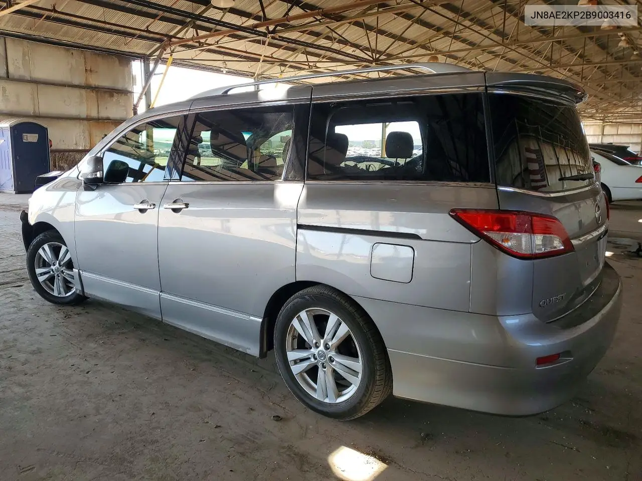 2011 Nissan Quest 3.5 S VIN: JN8AE2KP2B9003416 Lot: 56309036