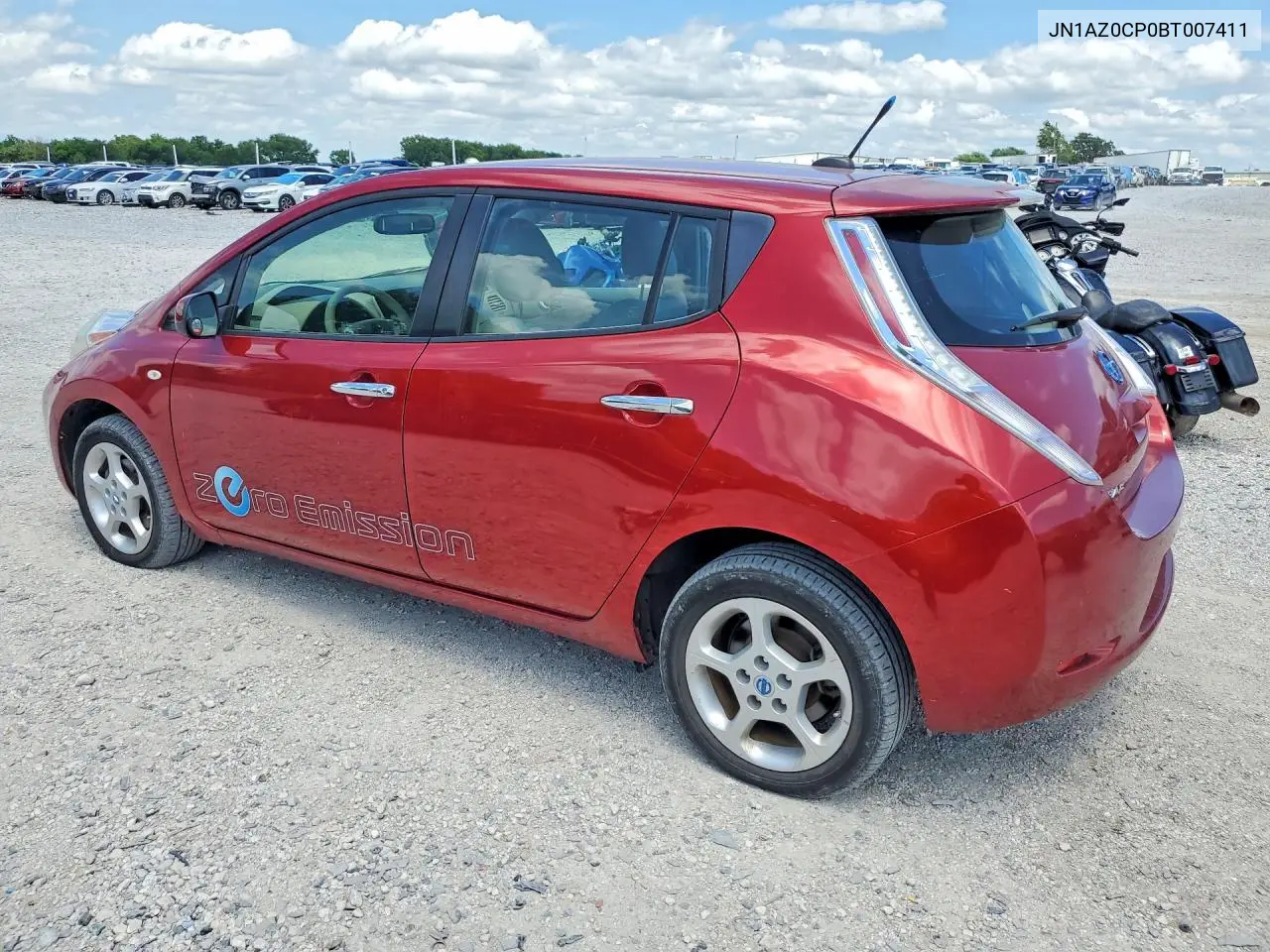 2011 Nissan Leaf Sv VIN: JN1AZ0CP0BT007411 Lot: 57168596
