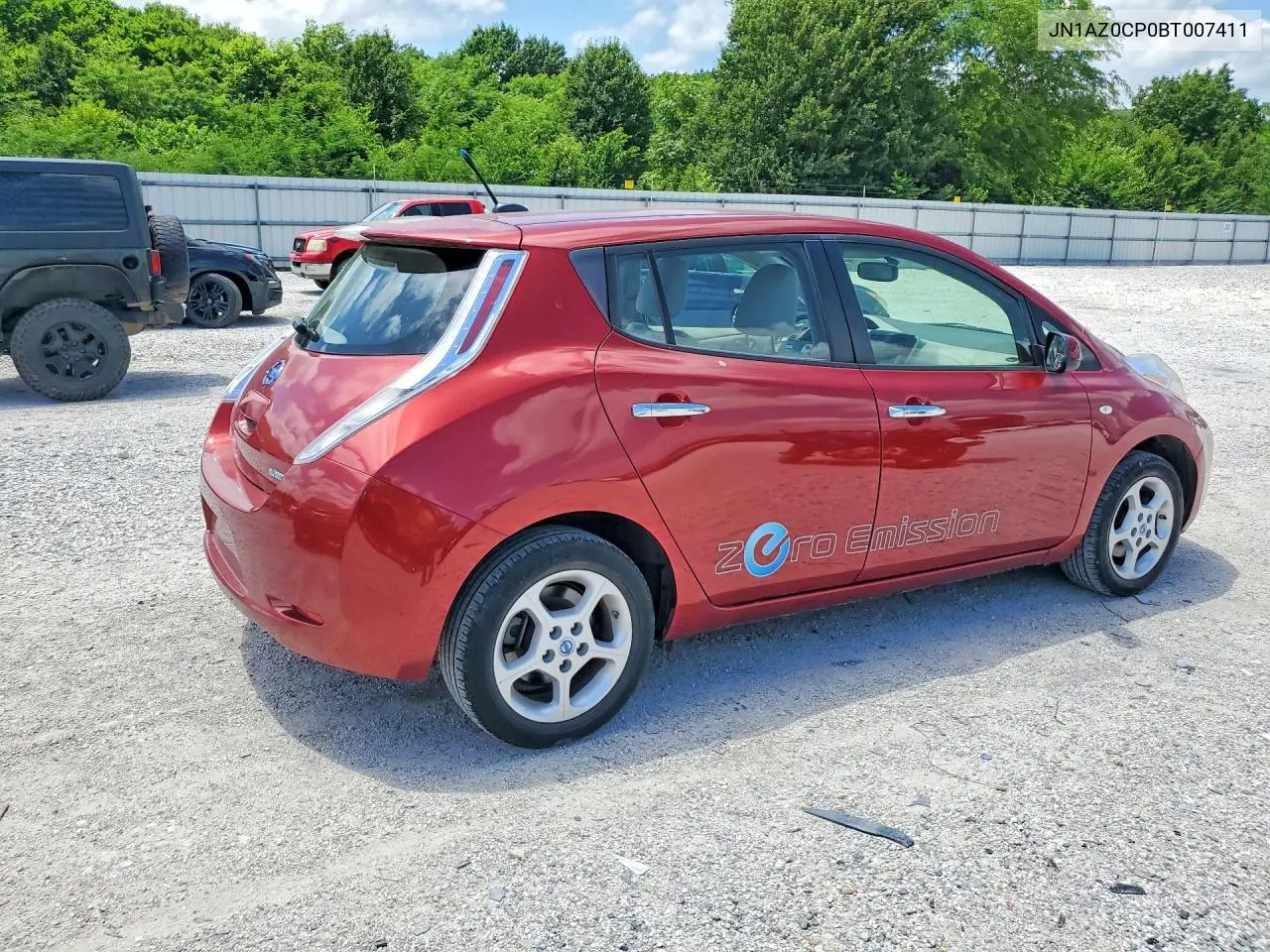 2011 Nissan Leaf Sv VIN: JN1AZ0CP0BT007411 Lot: 57168596