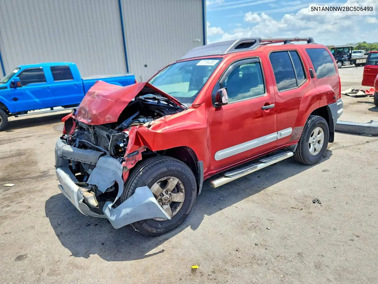 2011 Nissan Xterra X VIN: 5N1AN0NW2BC506493 Lot: 57184386