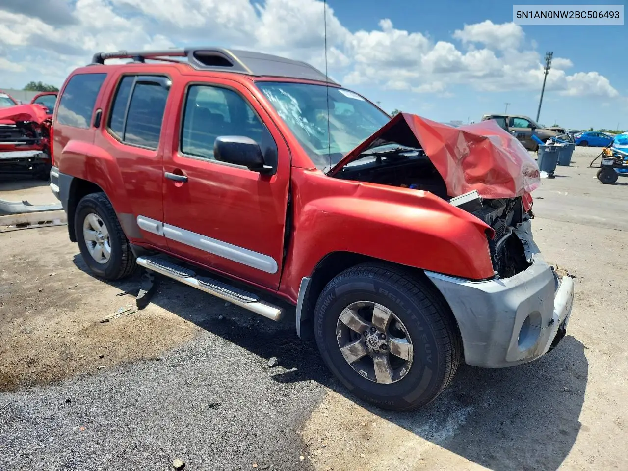 2011 Nissan Xterra X VIN: 5N1AN0NW2BC506493 Lot: 57184386