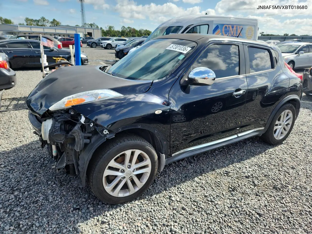 2011 Nissan Juke S VIN: JN8AF5MVXBT018680 Lot: 57301036