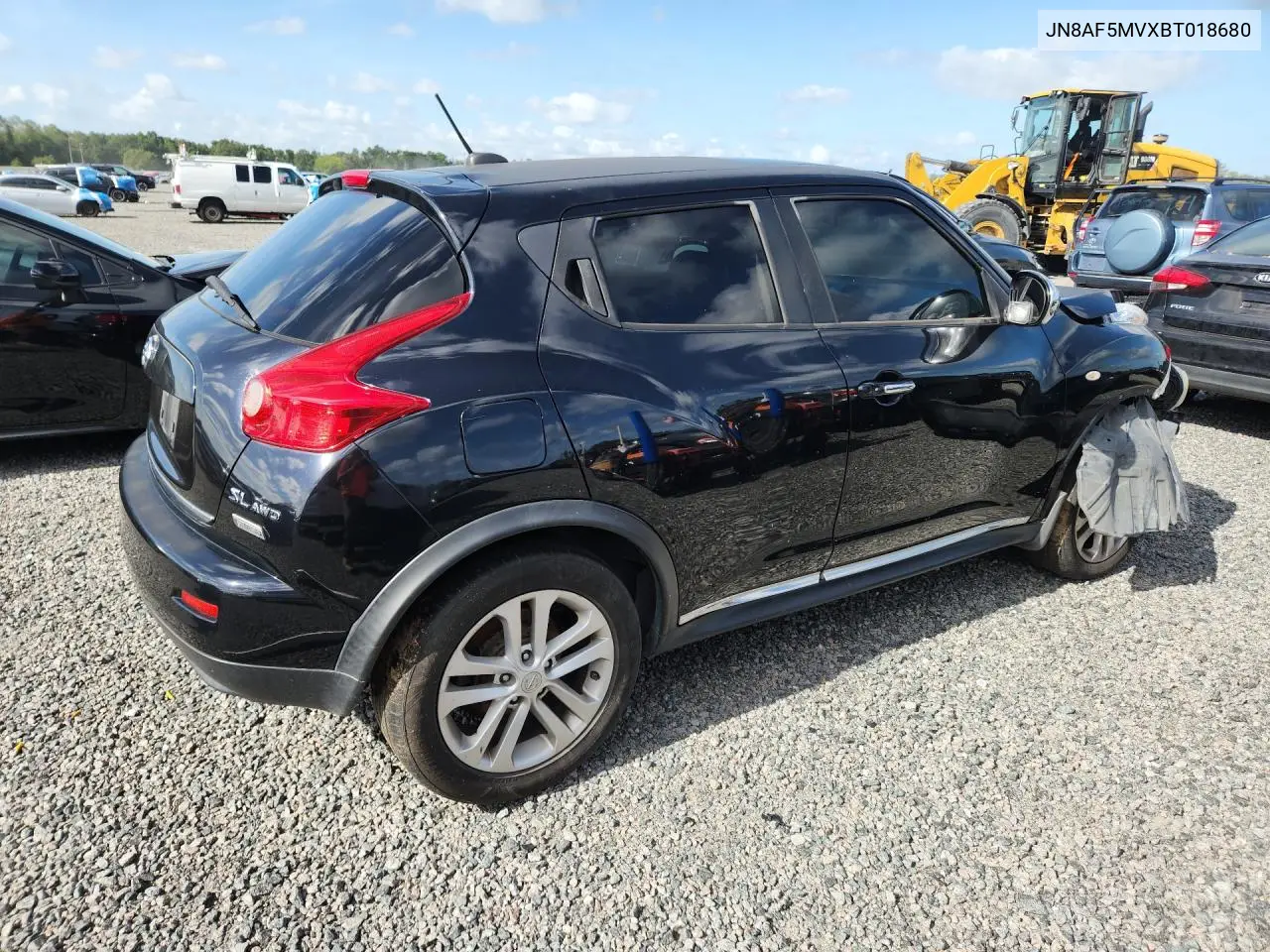 2011 Nissan Juke S VIN: JN8AF5MVXBT018680 Lot: 57301036