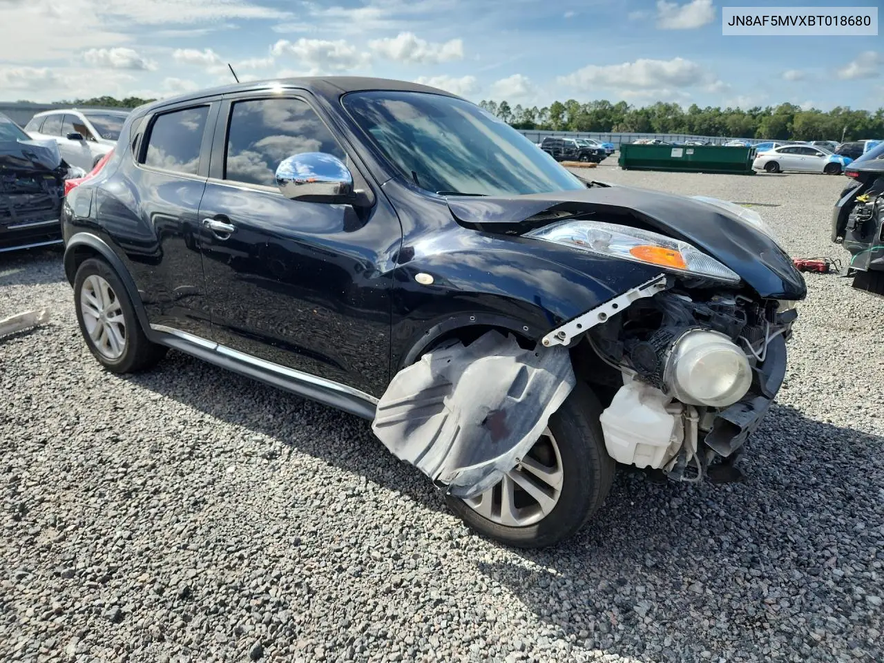 2011 Nissan Juke S VIN: JN8AF5MVXBT018680 Lot: 57301036