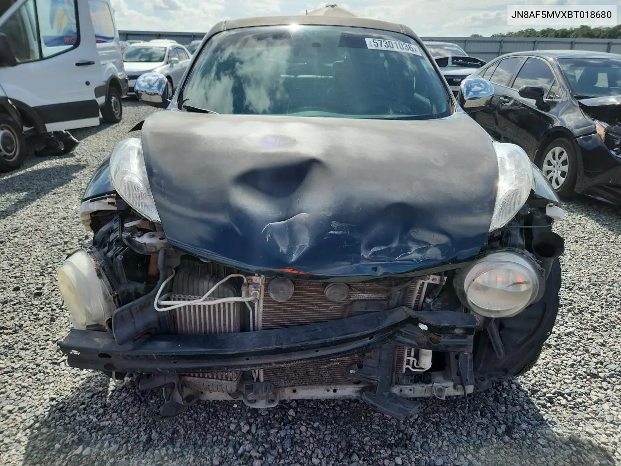 2011 Nissan Juke S VIN: JN8AF5MVXBT018680 Lot: 57301036