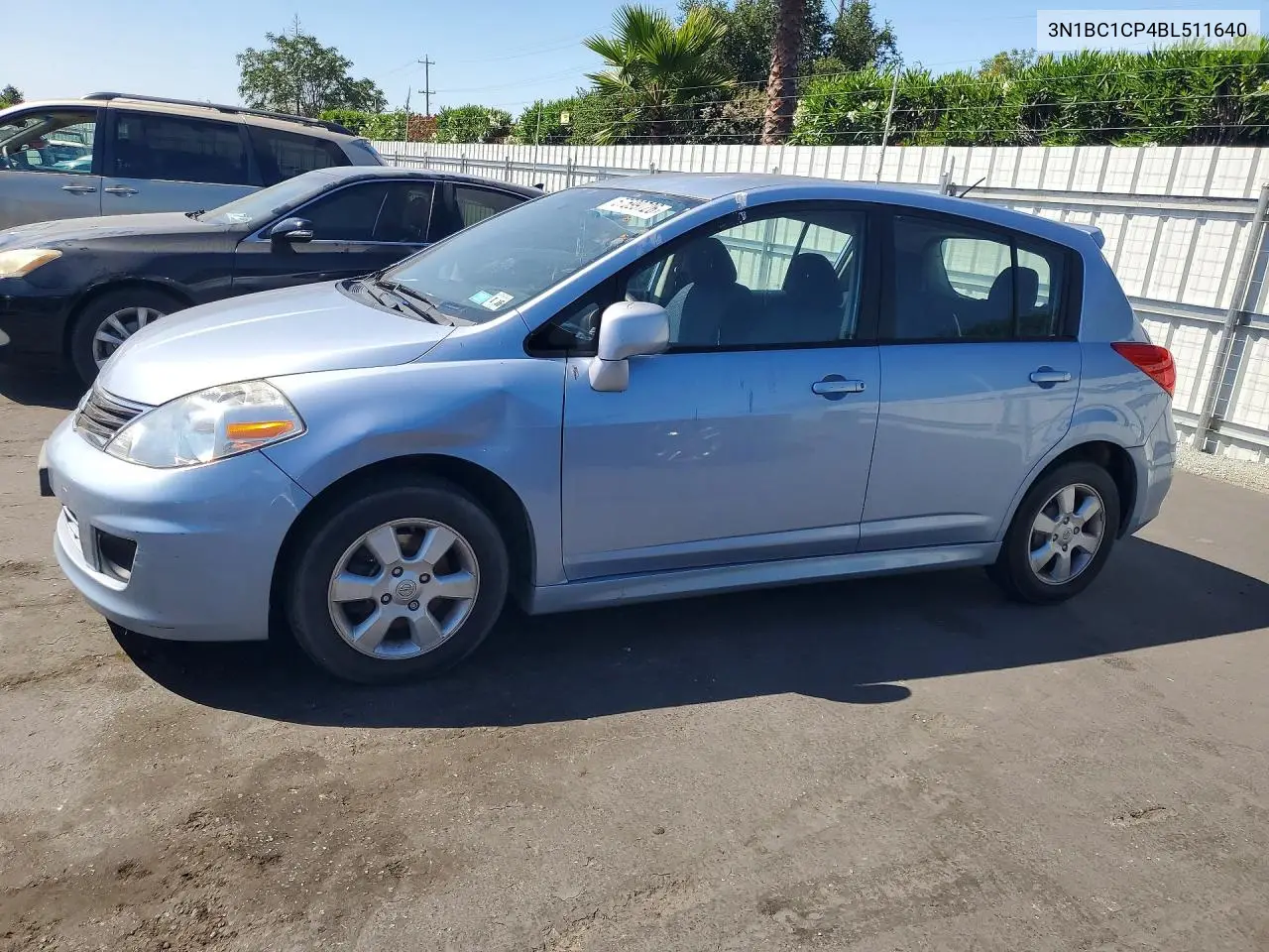 2011 Nissan Versa 1.8 S VIN: 3N1BC1CP4BL511640 Lot: 57599726
