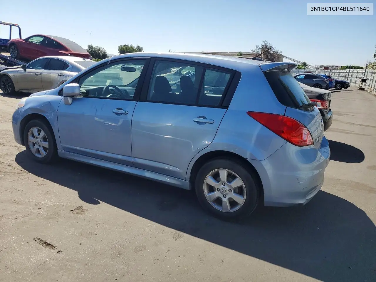 2011 Nissan Versa 1.8 S VIN: 3N1BC1CP4BL511640 Lot: 57599726