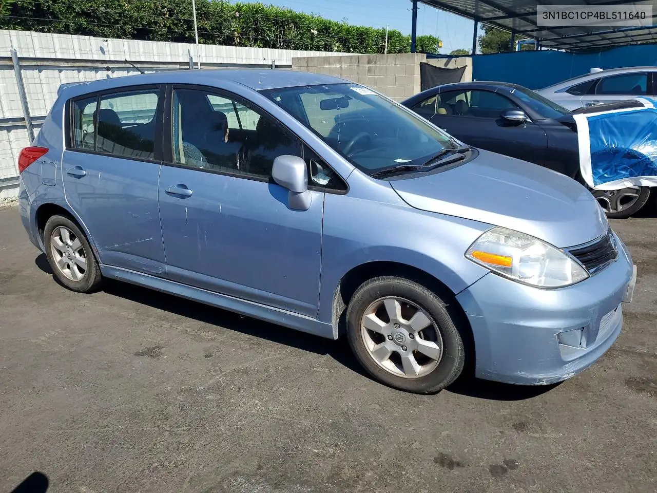 2011 Nissan Versa 1.8 S VIN: 3N1BC1CP4BL511640 Lot: 57599726