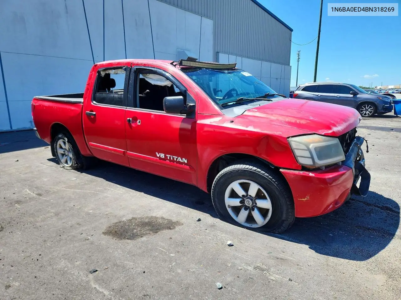 2011 Nissan Titan Sv VIN: 1N6BA0ED4BN318269 Lot: 57664606