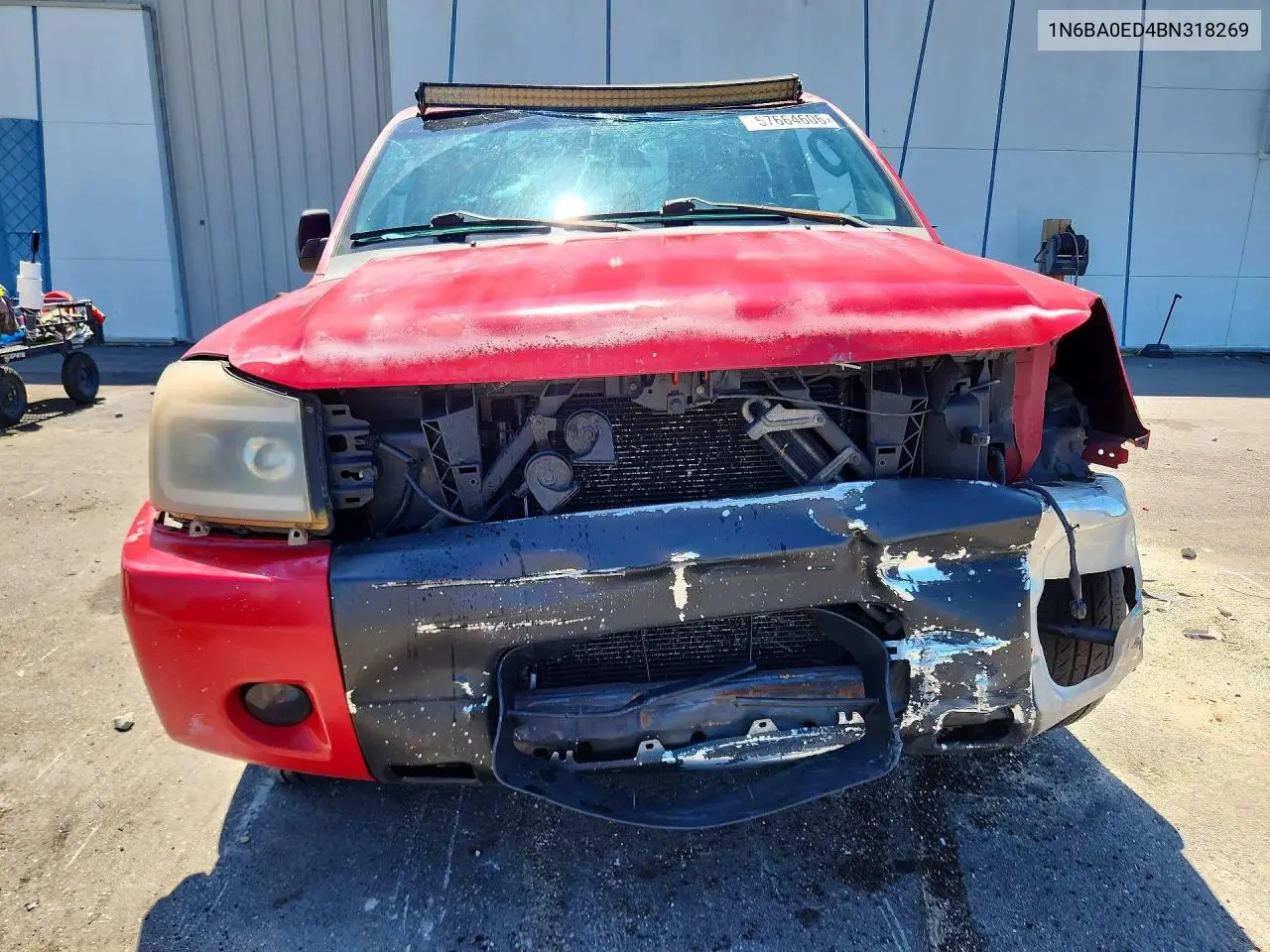 2011 Nissan Titan Sv VIN: 1N6BA0ED4BN318269 Lot: 57664606