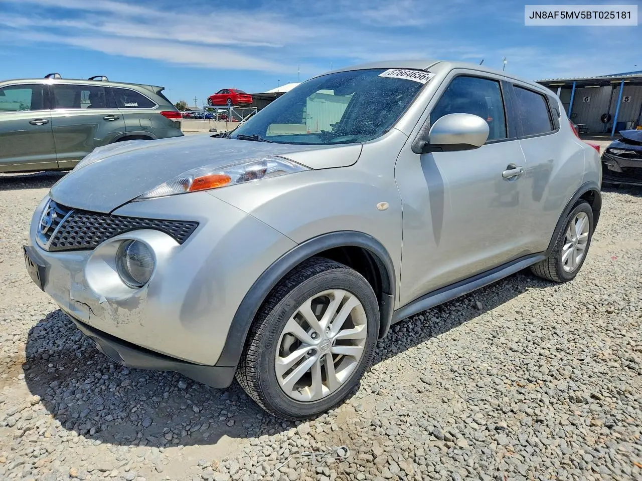 2011 Nissan Juke S VIN: JN8AF5MV5BT025181 Lot: 57664656