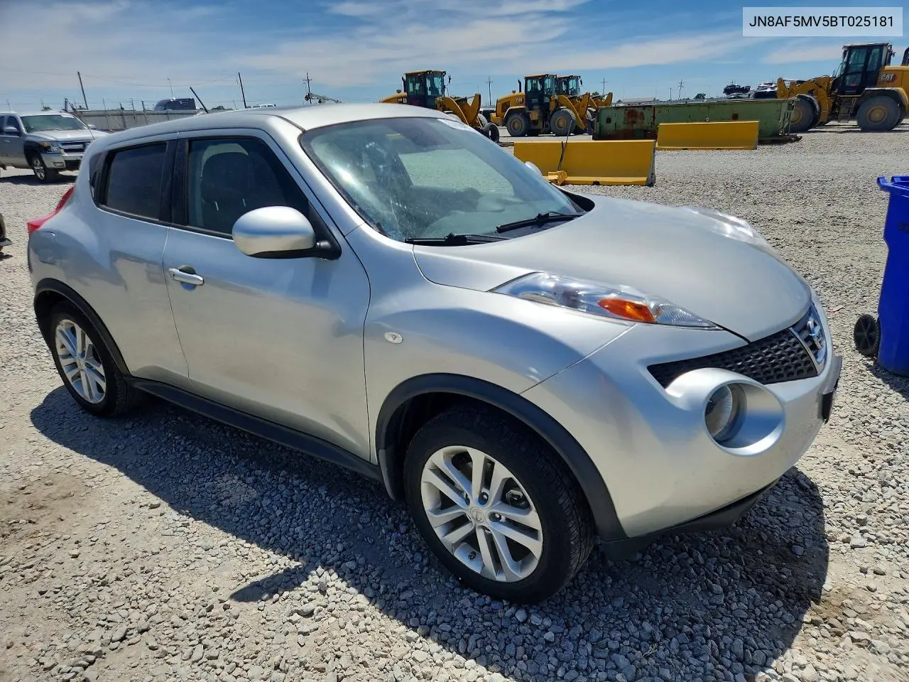 2011 Nissan Juke S VIN: JN8AF5MV5BT025181 Lot: 57664656
