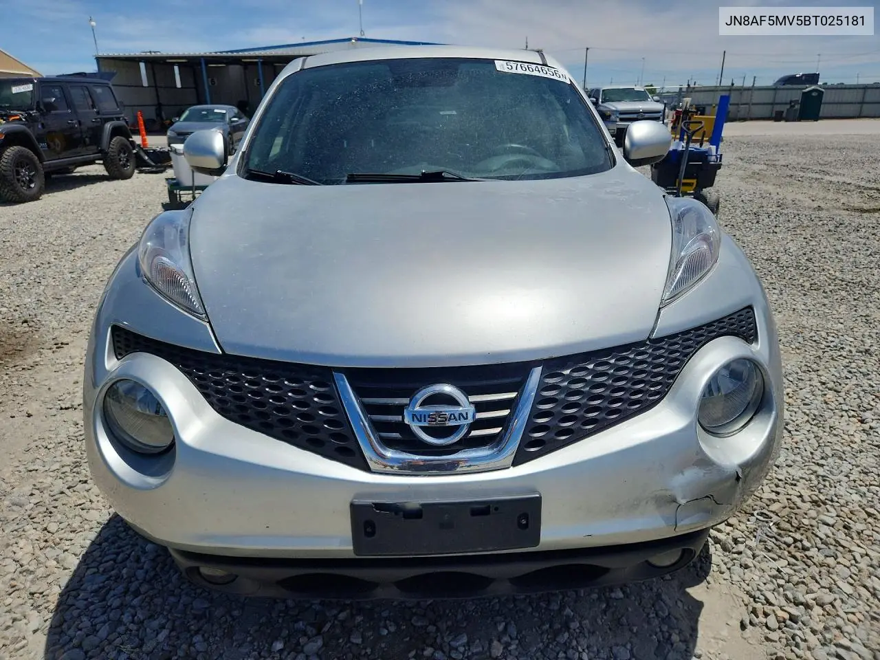 2011 Nissan Juke S VIN: JN8AF5MV5BT025181 Lot: 57664656