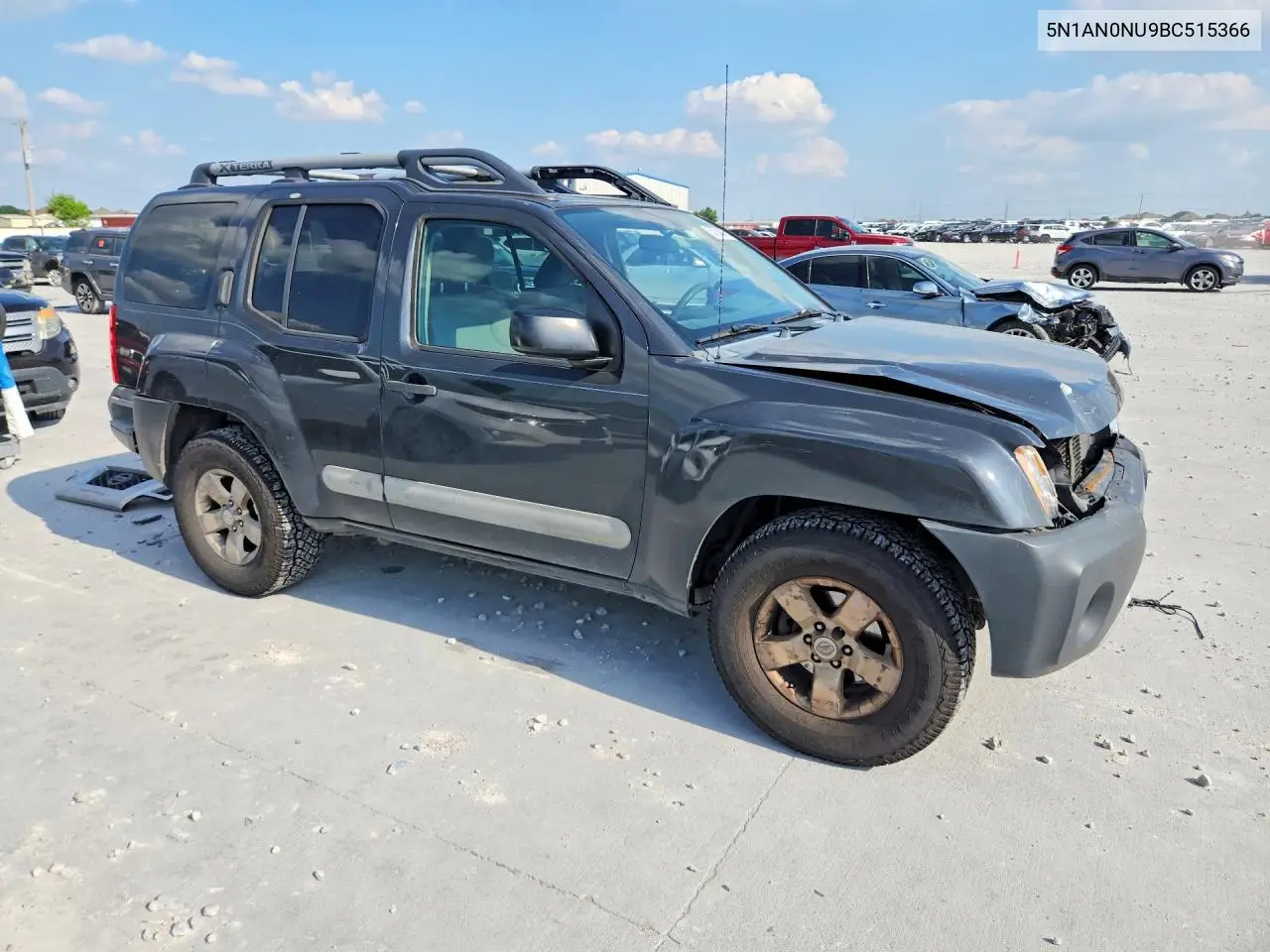 2011 Nissan Xterra X VIN: 5N1AN0NU9BC515366 Lot: 57734676