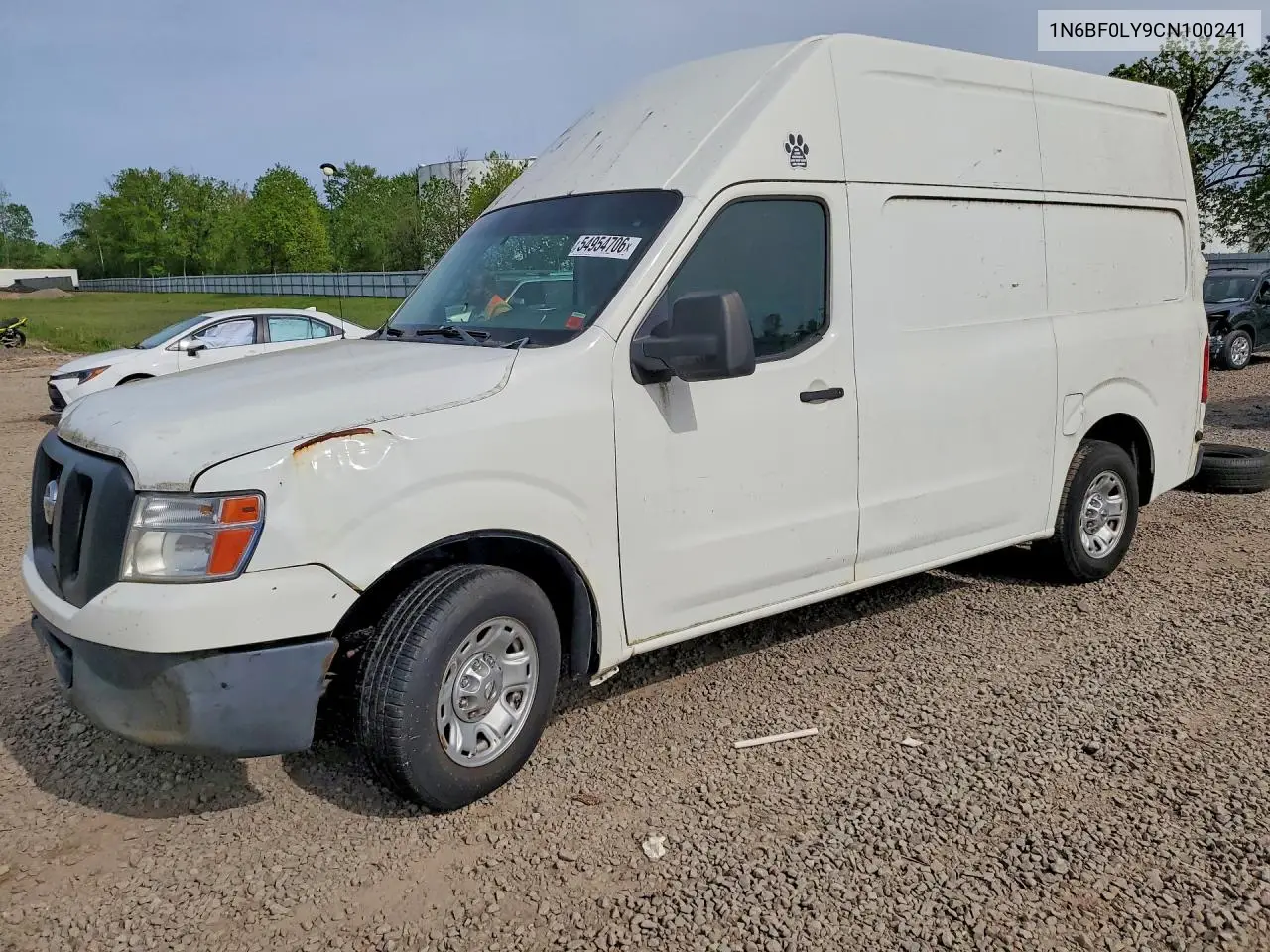 2012 Nissan Nv 2500 VIN: 1N6BF0LY9CN100241 Lot: 54954706