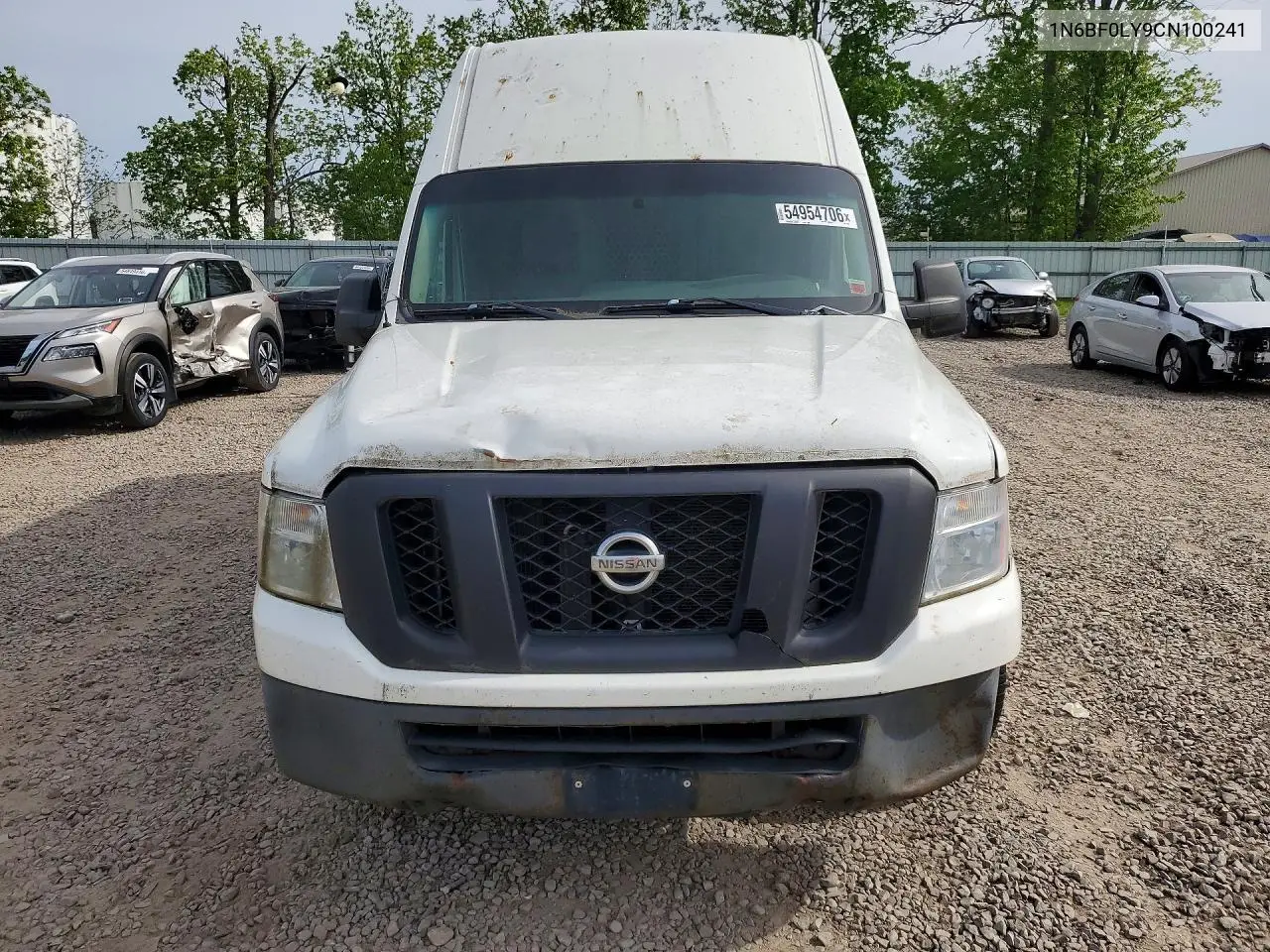 2012 Nissan Nv 2500 VIN: 1N6BF0LY9CN100241 Lot: 54954706