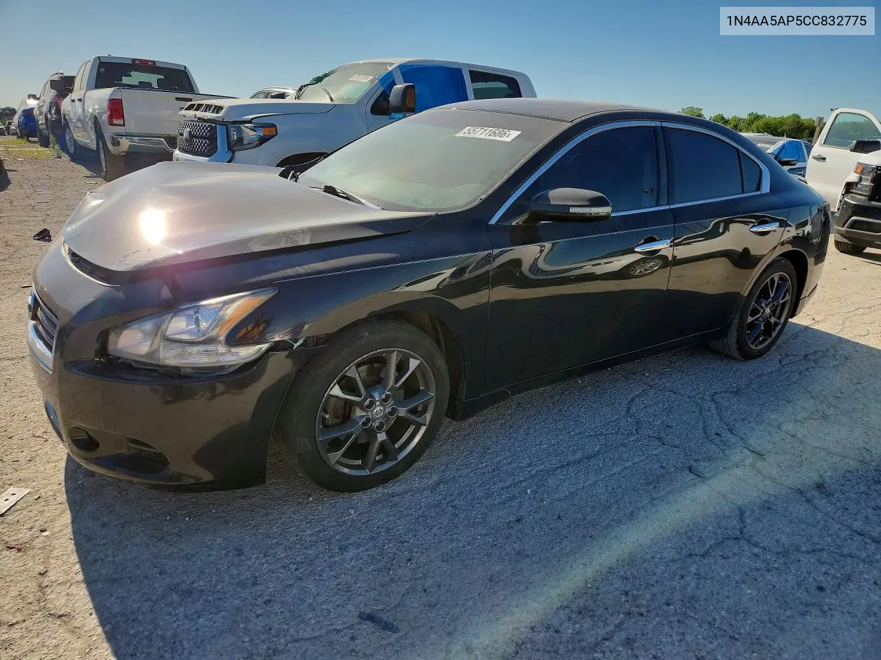2012 Nissan Maxima 3.5 S VIN: 1N4AA5AP5CC832775 Lot: 55711686