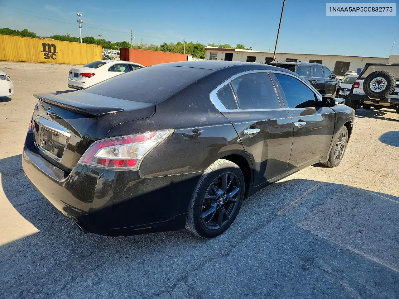 2012 Nissan Maxima 3.5 S VIN: 1N4AA5AP5CC832775 Lot: 55711686