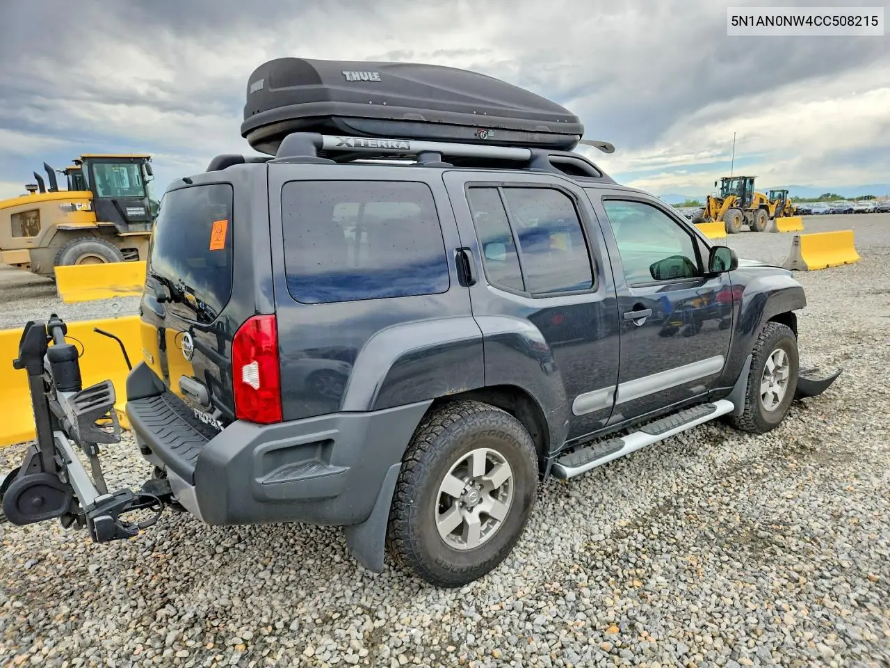 2012 Nissan Xterra X VIN: 5N1AN0NW4CC508215 Lot: 55826036