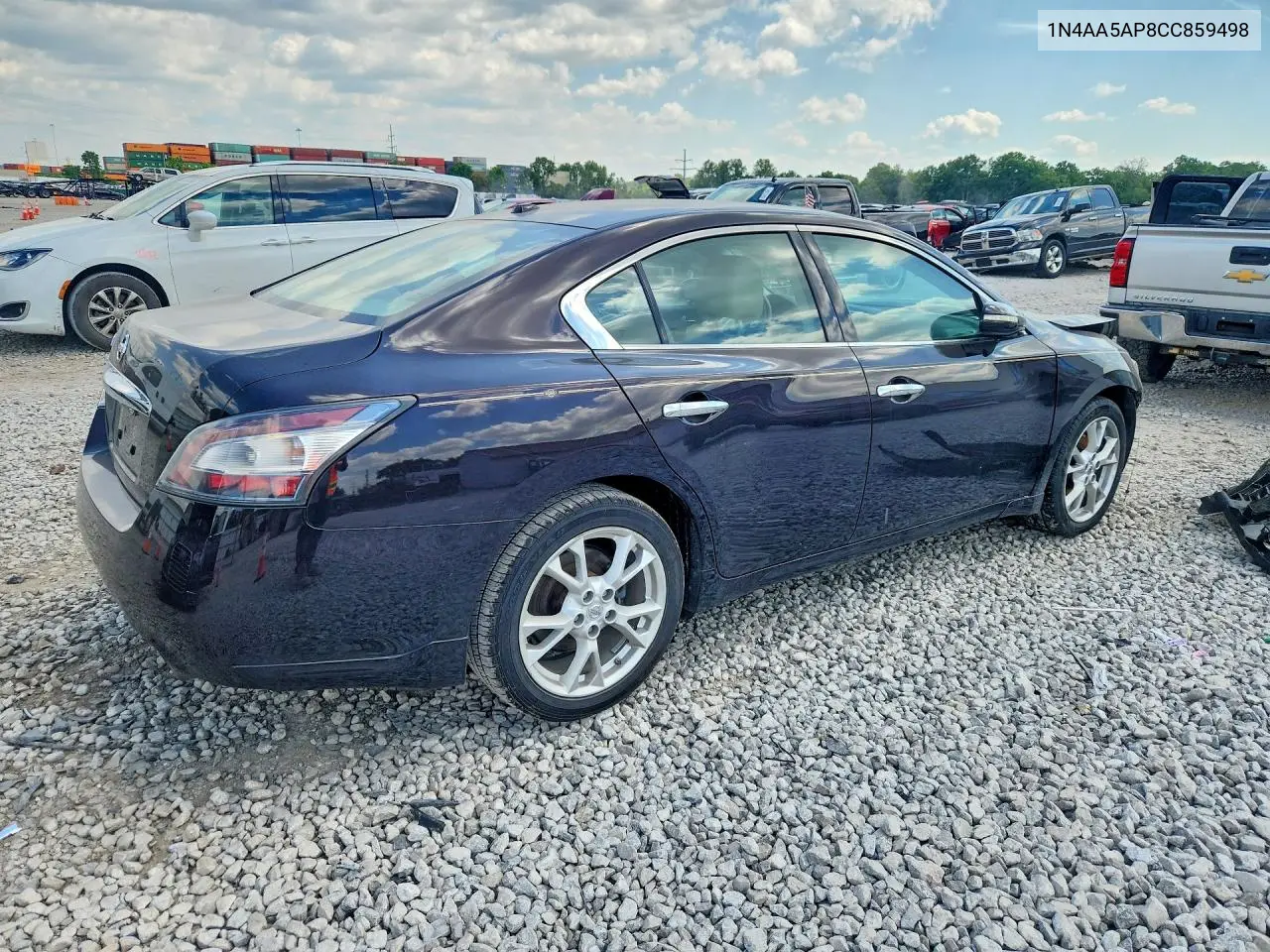 2012 Nissan Maxima 3.5 S VIN: 1N4AA5AP8CC859498 Lot: 56295986