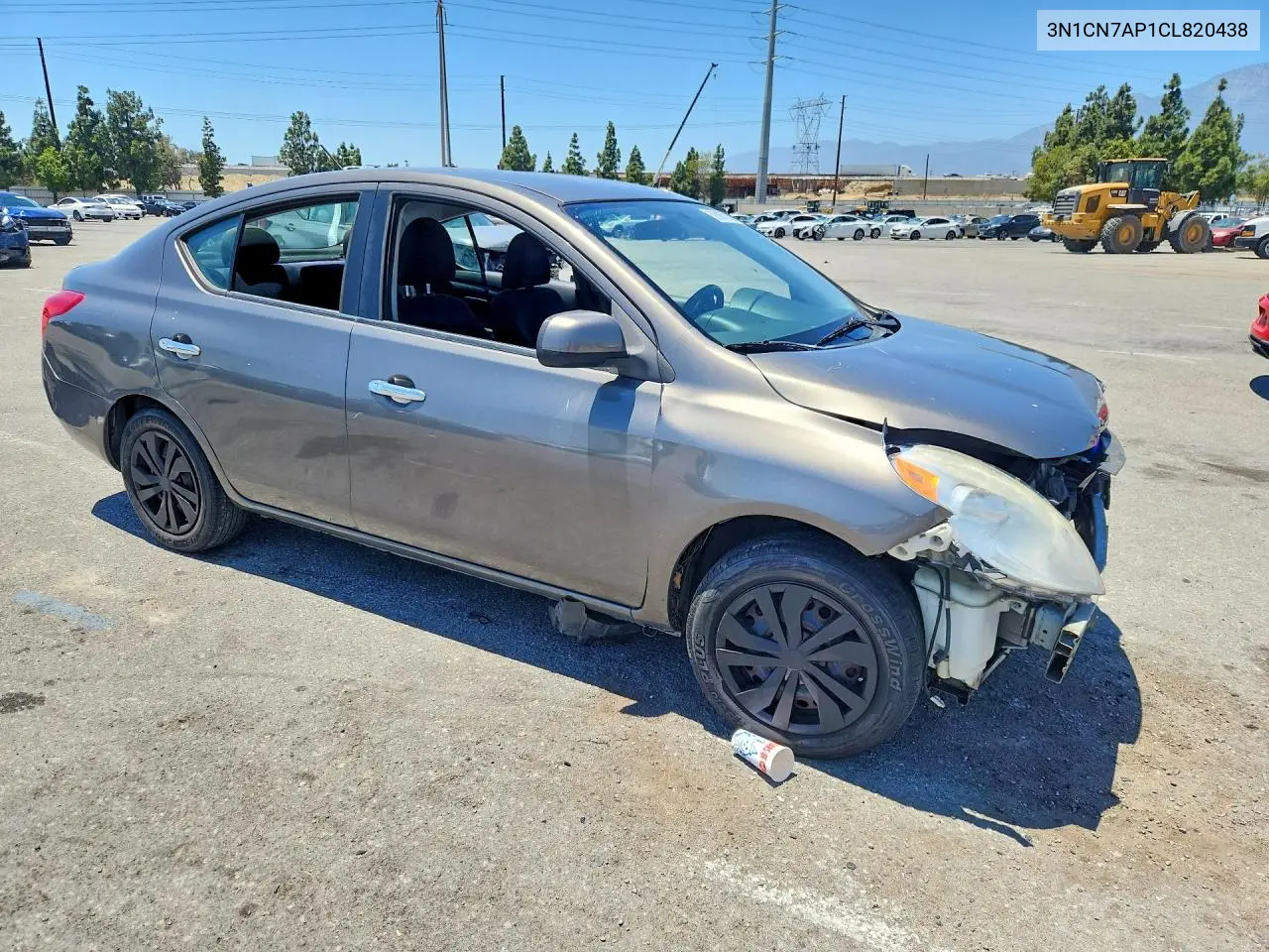 2012 Nissan Versa 1.6 S VIN: 3N1CN7AP1CL820438 Lot: 56987066