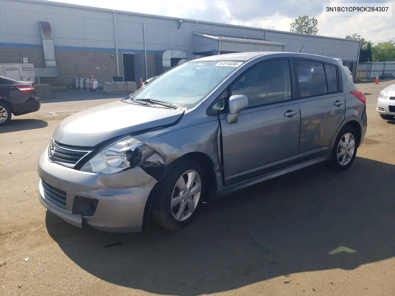 2012 Nissan Versa 1.8 S VIN: 3N1BC1CP9CK284307 Lot: 57514536