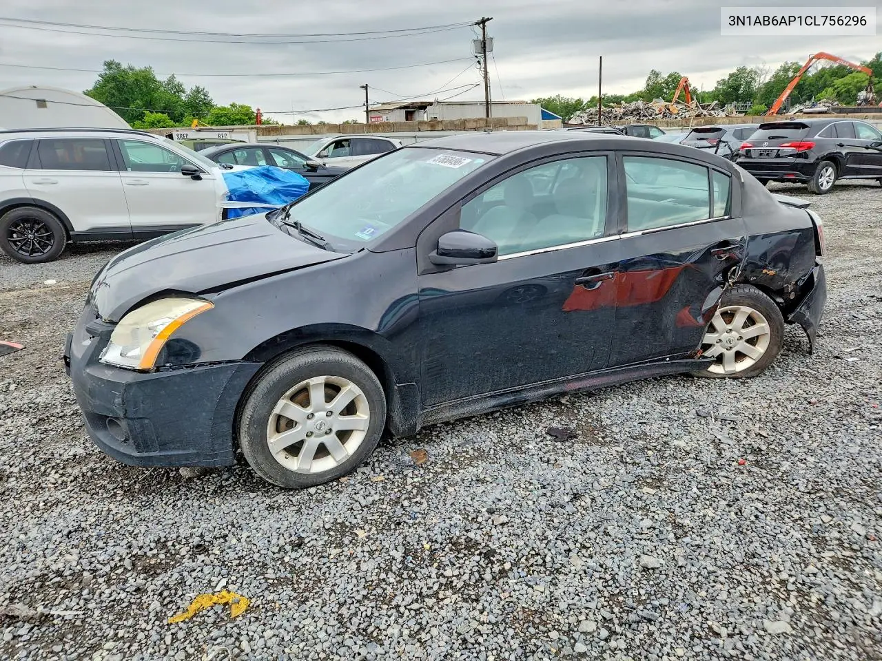 2012 Nissan Sentra 2.0 VIN: 3N1AB6AP1CL756296 Lot: 57658496