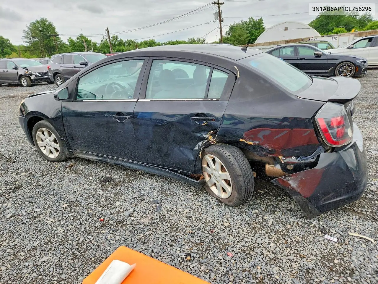 2012 Nissan Sentra 2.0 VIN: 3N1AB6AP1CL756296 Lot: 57658496