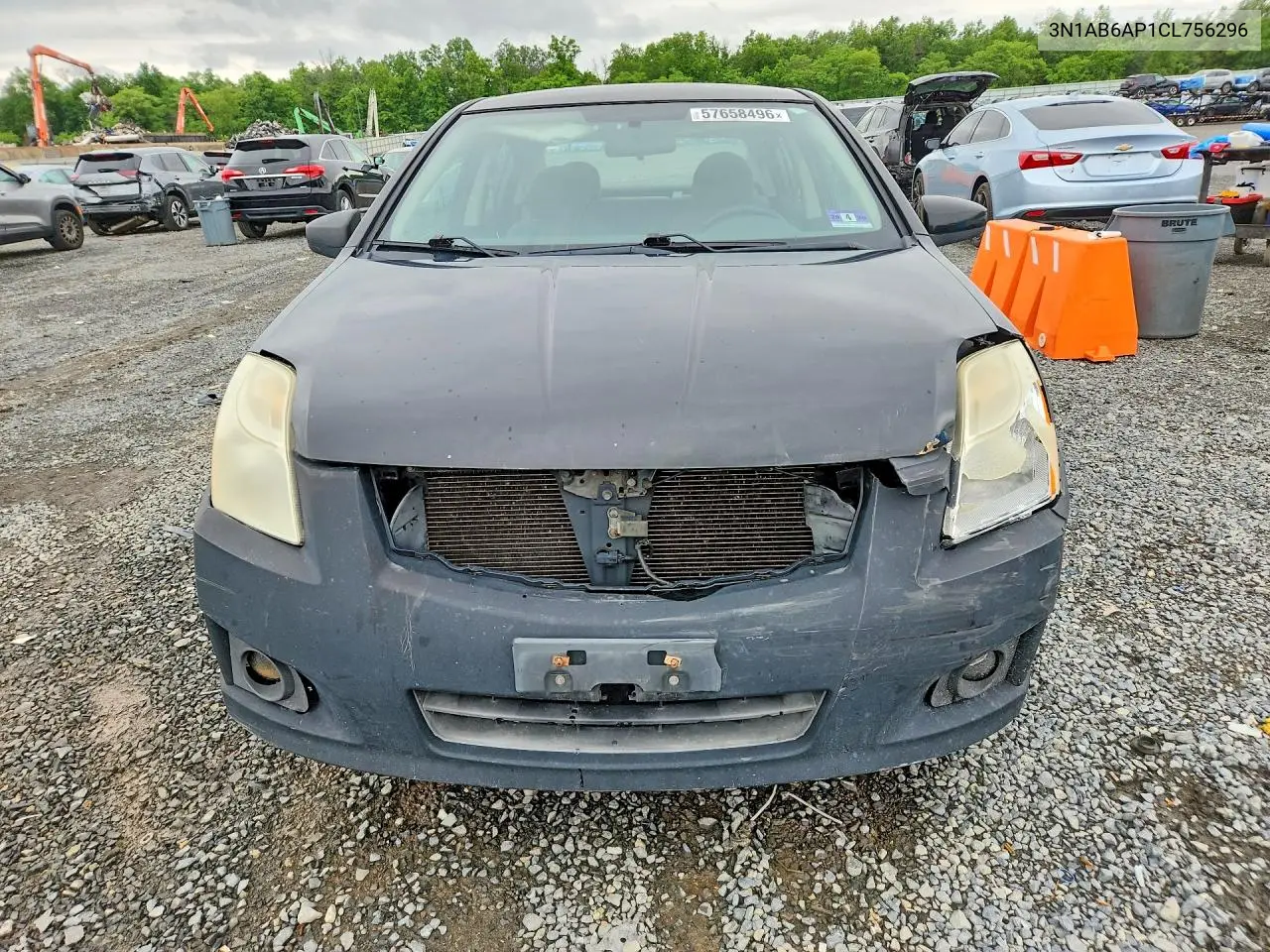 2012 Nissan Sentra 2.0 VIN: 3N1AB6AP1CL756296 Lot: 57658496