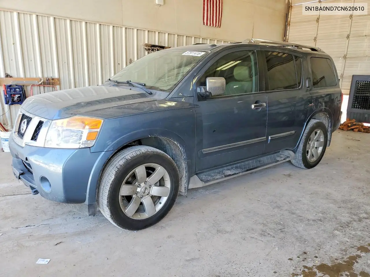 2012 Nissan Armada Sv VIN: 5N1BA0ND7CN620610 Lot: 57911416