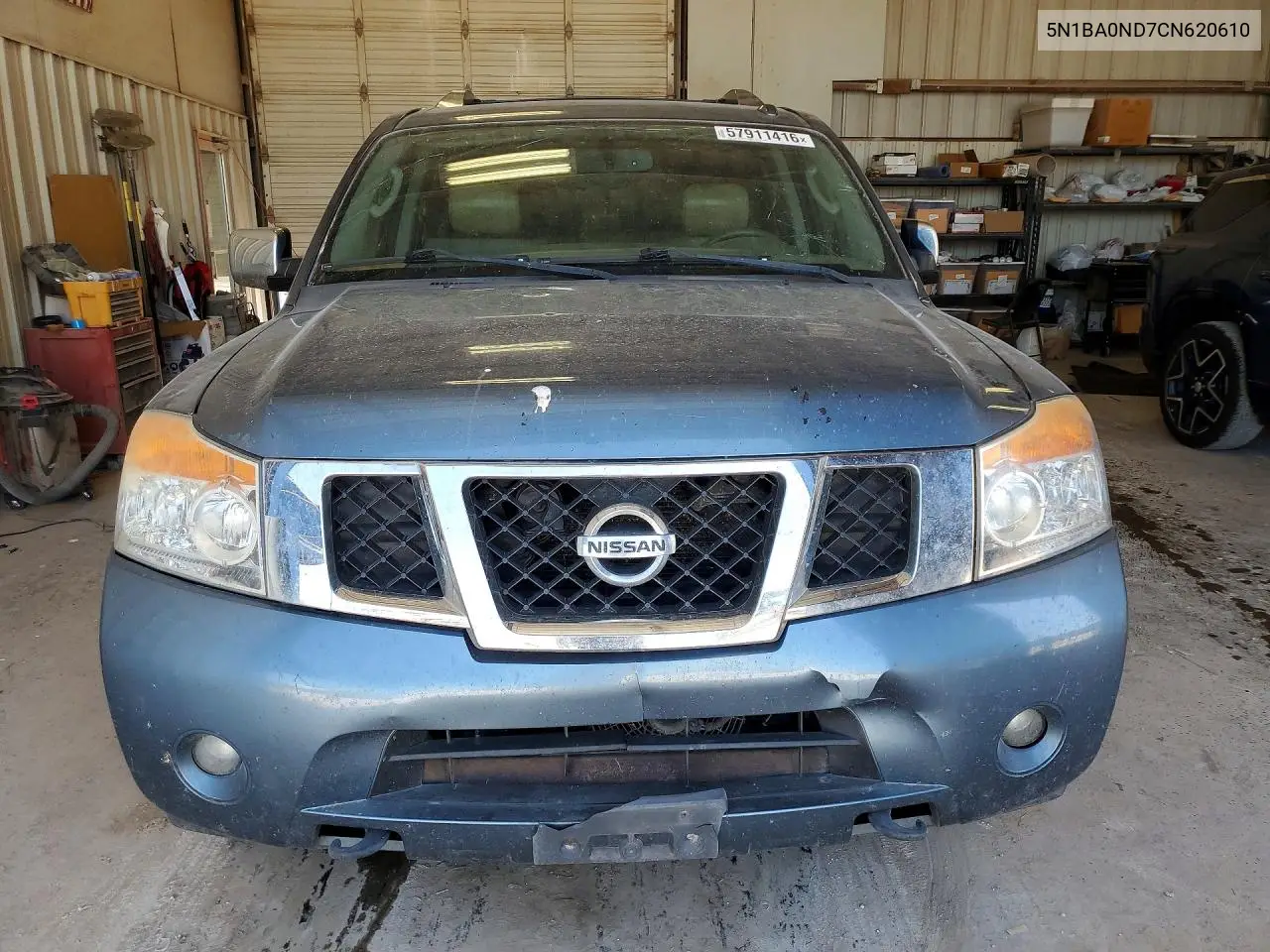 2012 Nissan Armada Sv VIN: 5N1BA0ND7CN620610 Lot: 57911416