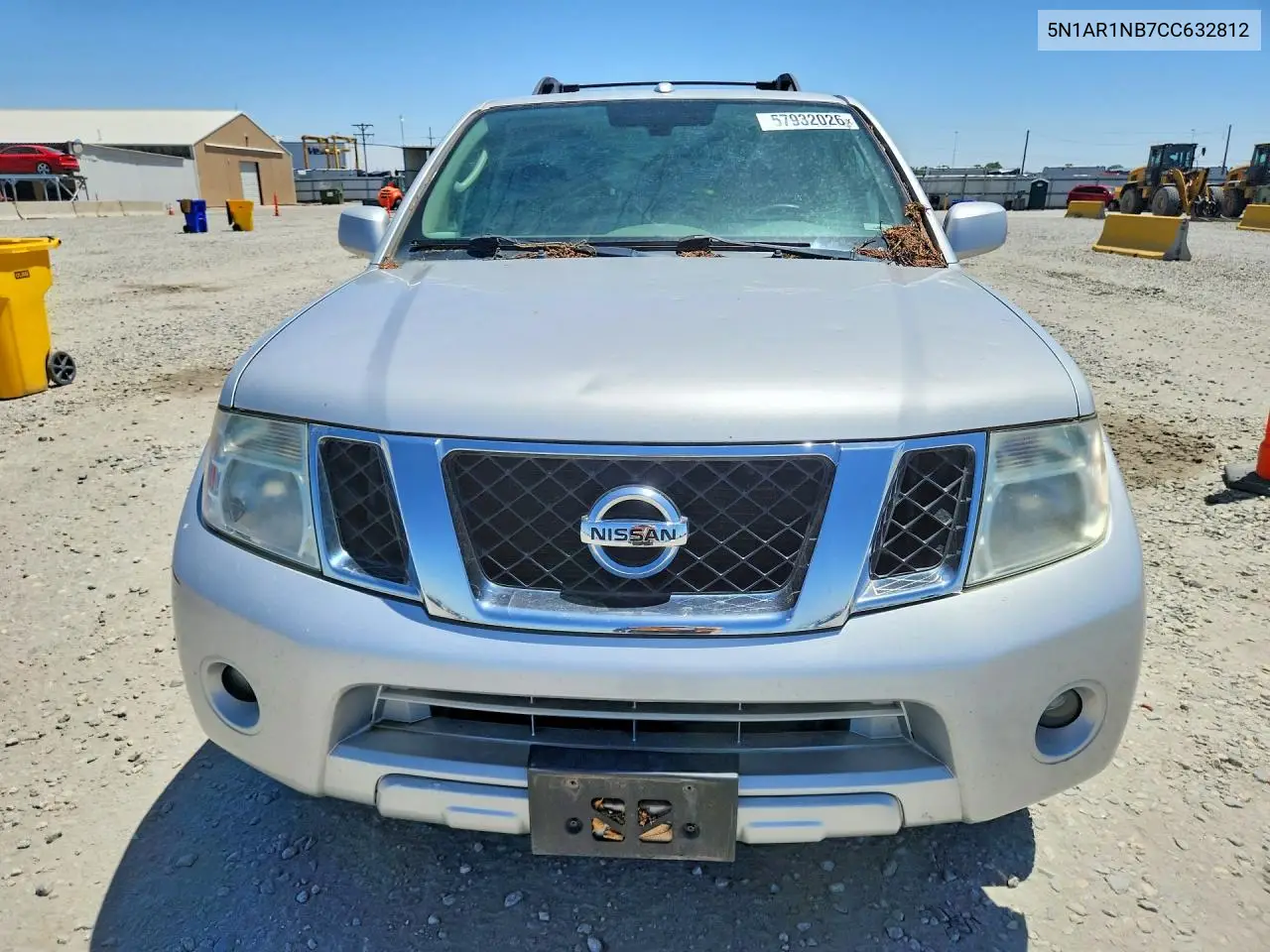 2012 Nissan Pathfinder S VIN: 5N1AR1NB7CC632812 Lot: 57932026