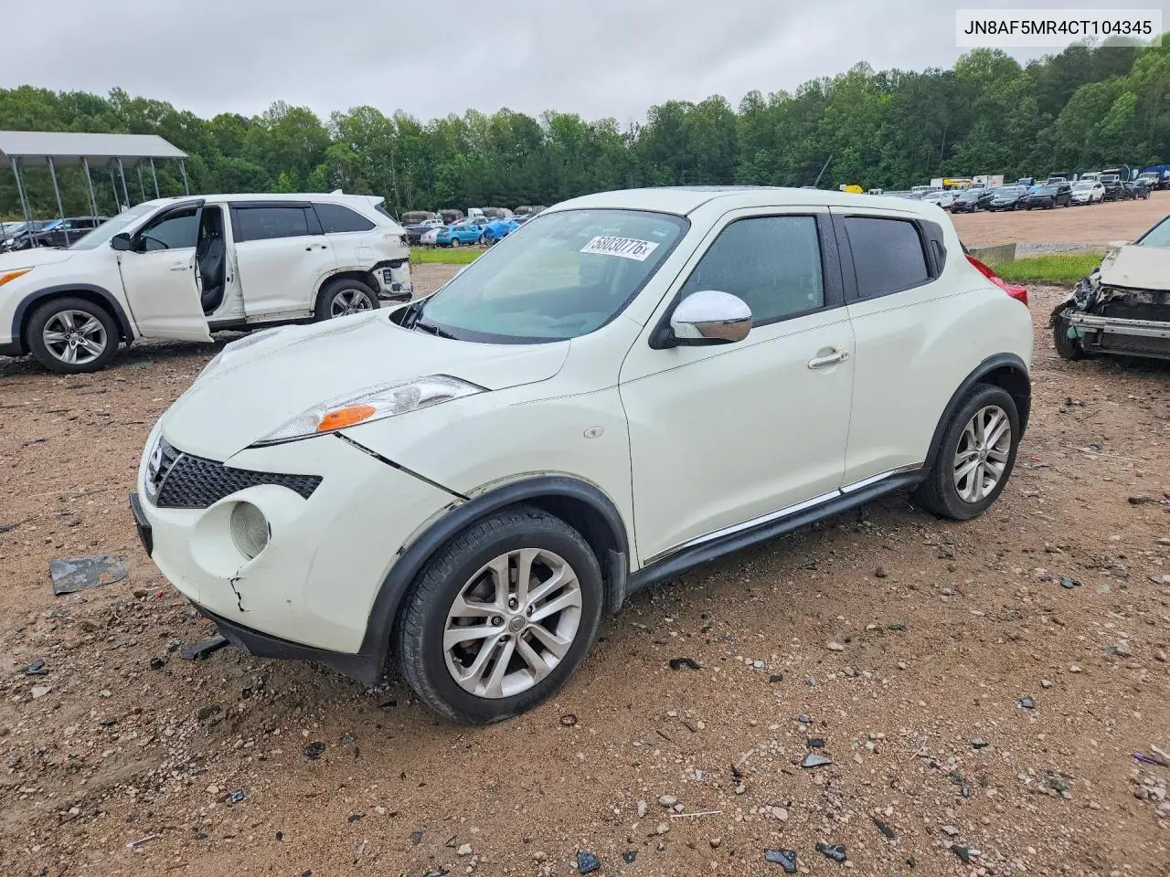2012 Nissan Juke S VIN: JN8AF5MR4CT104345 Lot: 58030776