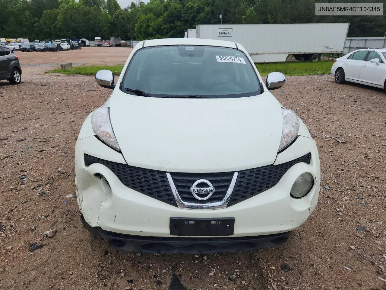 2012 Nissan Juke S VIN: JN8AF5MR4CT104345 Lot: 58030776