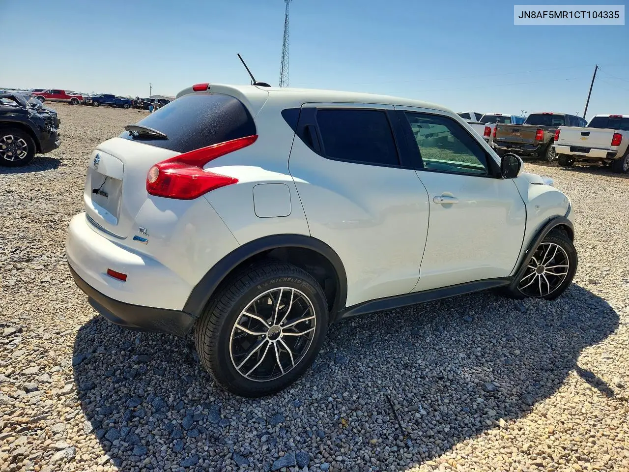 2012 Nissan Juke S VIN: JN8AF5MR1CT104335 Lot: 58426326