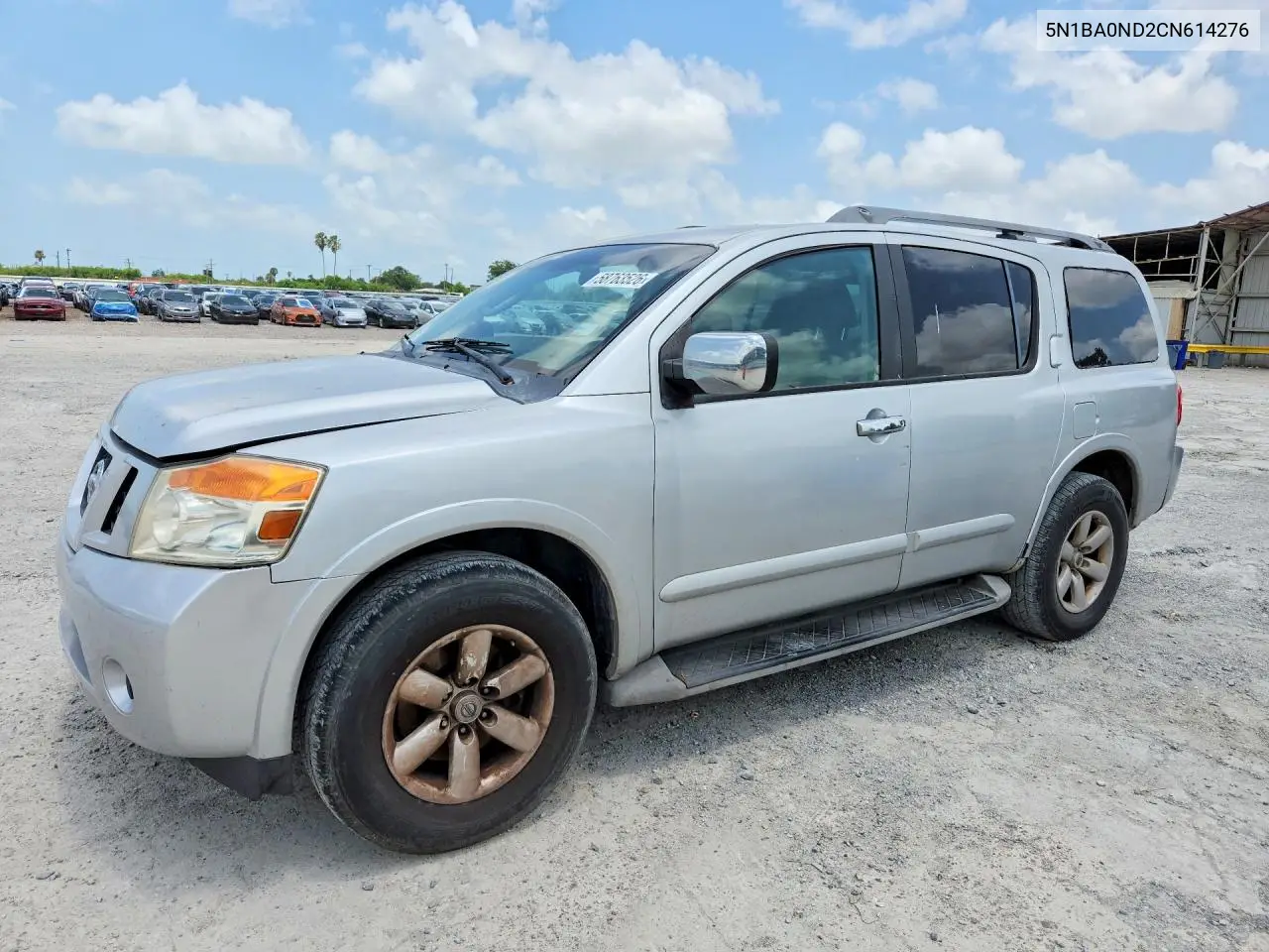 2012 Nissan Armada Sv VIN: 5N1BA0ND2CN614276 Lot: 58763526