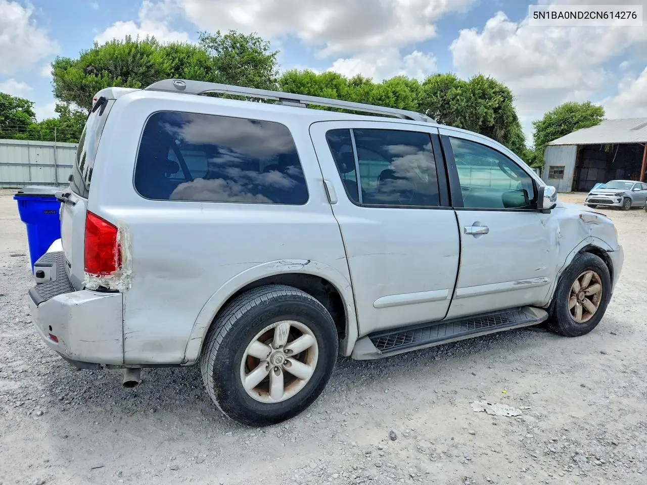 2012 Nissan Armada Sv VIN: 5N1BA0ND2CN614276 Lot: 58763526