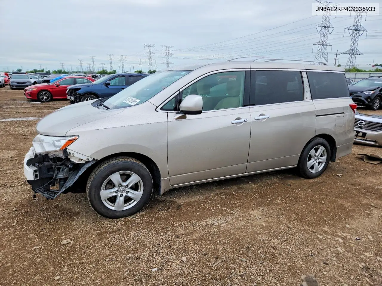 2012 Nissan Quest 3.5 S VIN: JN8AE2KP4C9035933 Lot: 58815636