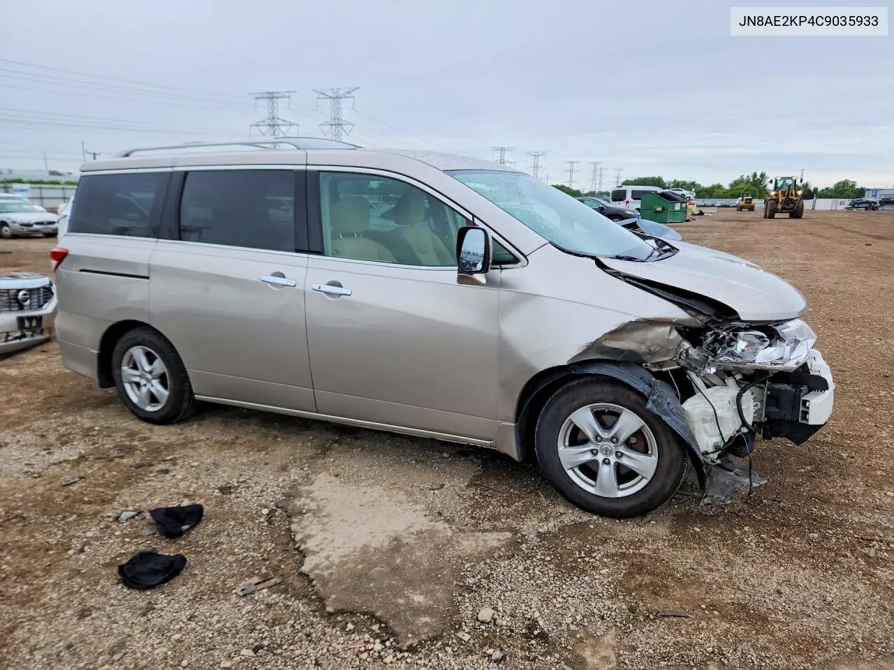 2012 Nissan Quest 3.5 S VIN: JN8AE2KP4C9035933 Lot: 58815636